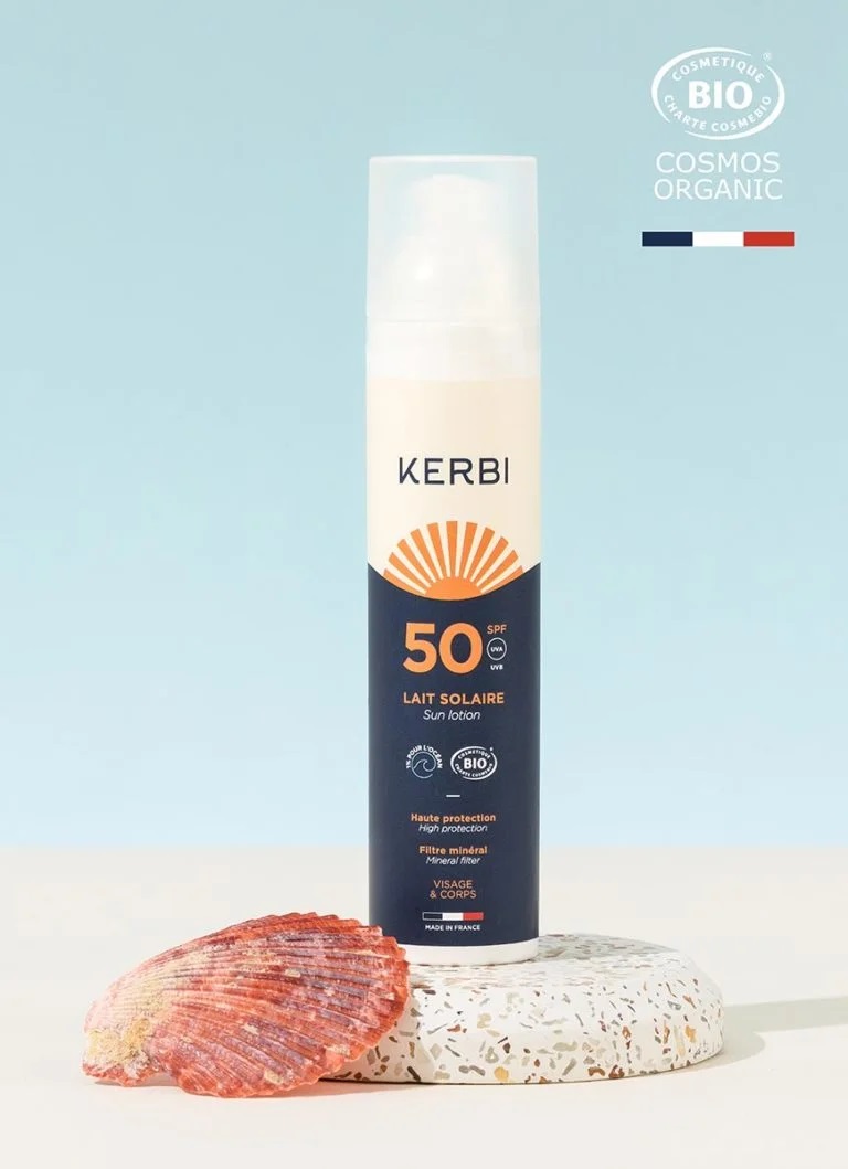 KERBI / crèmes solaires Lait solaire bio SPF50 – 100g
