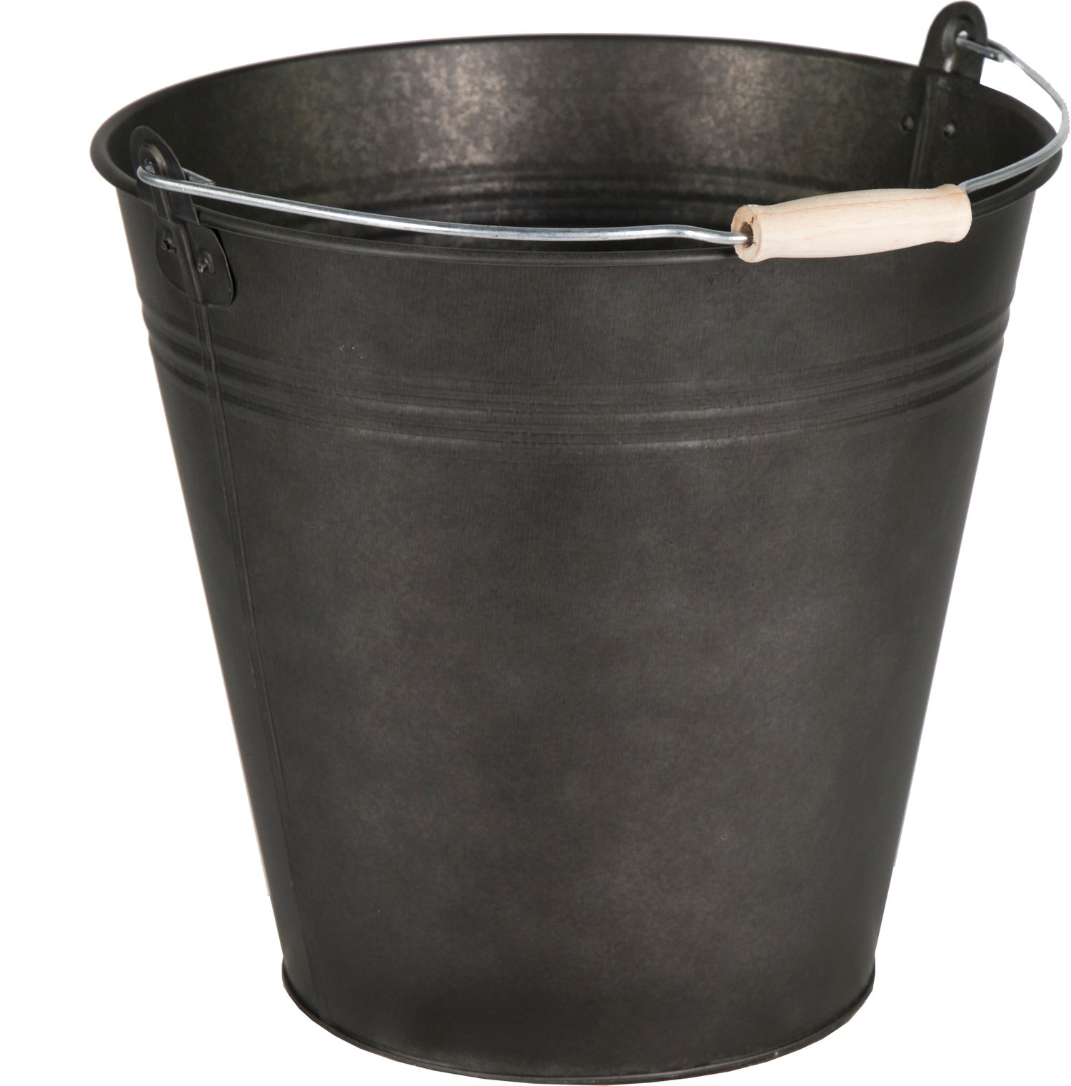Mega Collections plantenemmer zwart D 25 H 22 cm