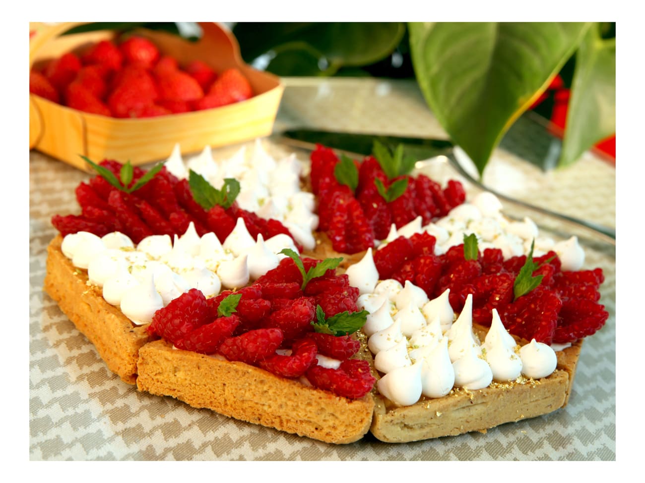 Tarte en triangles individuels - Huit triangles à tarte - Matfer