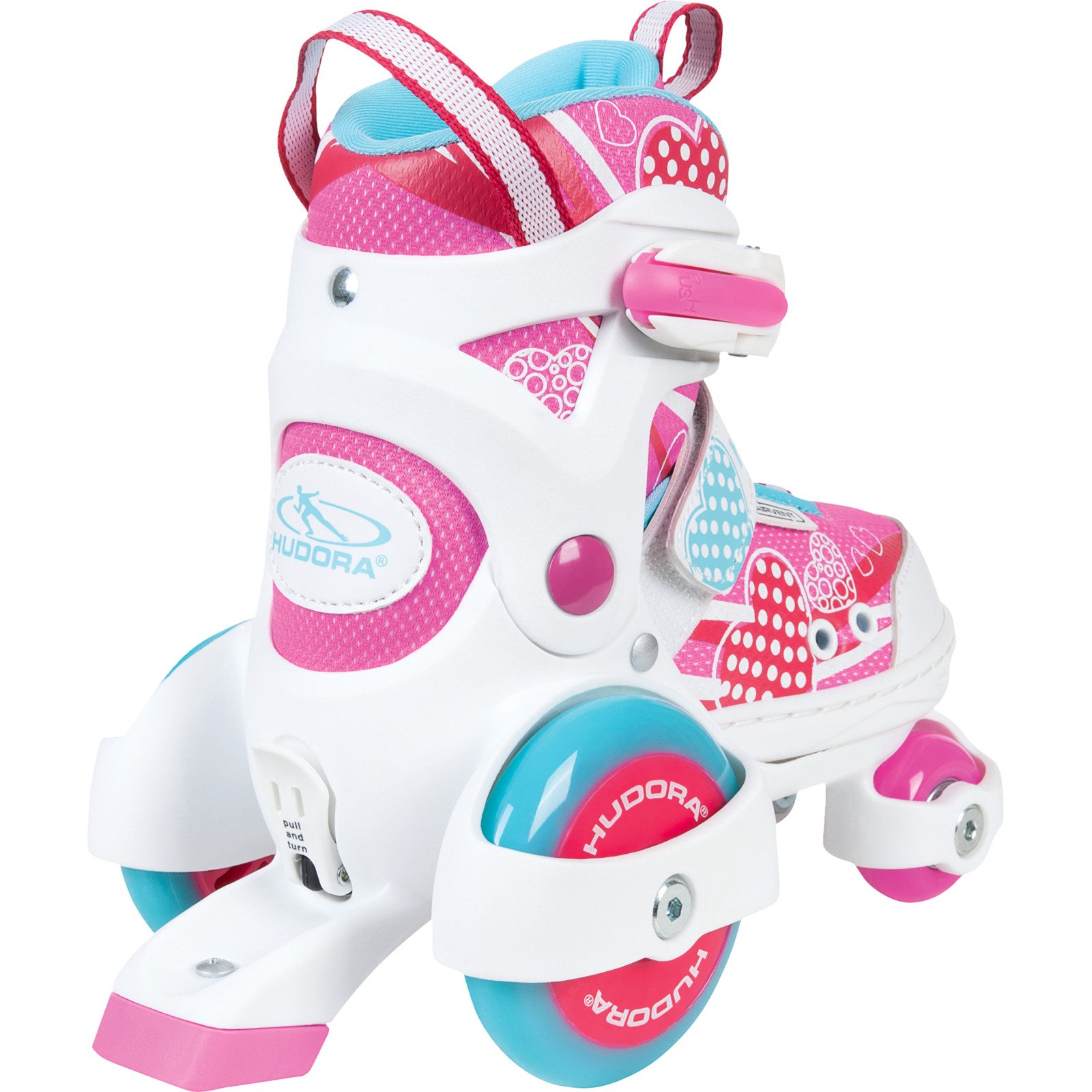 Hudora Mädchen-Rollschuh My First Quad Girl 30-33