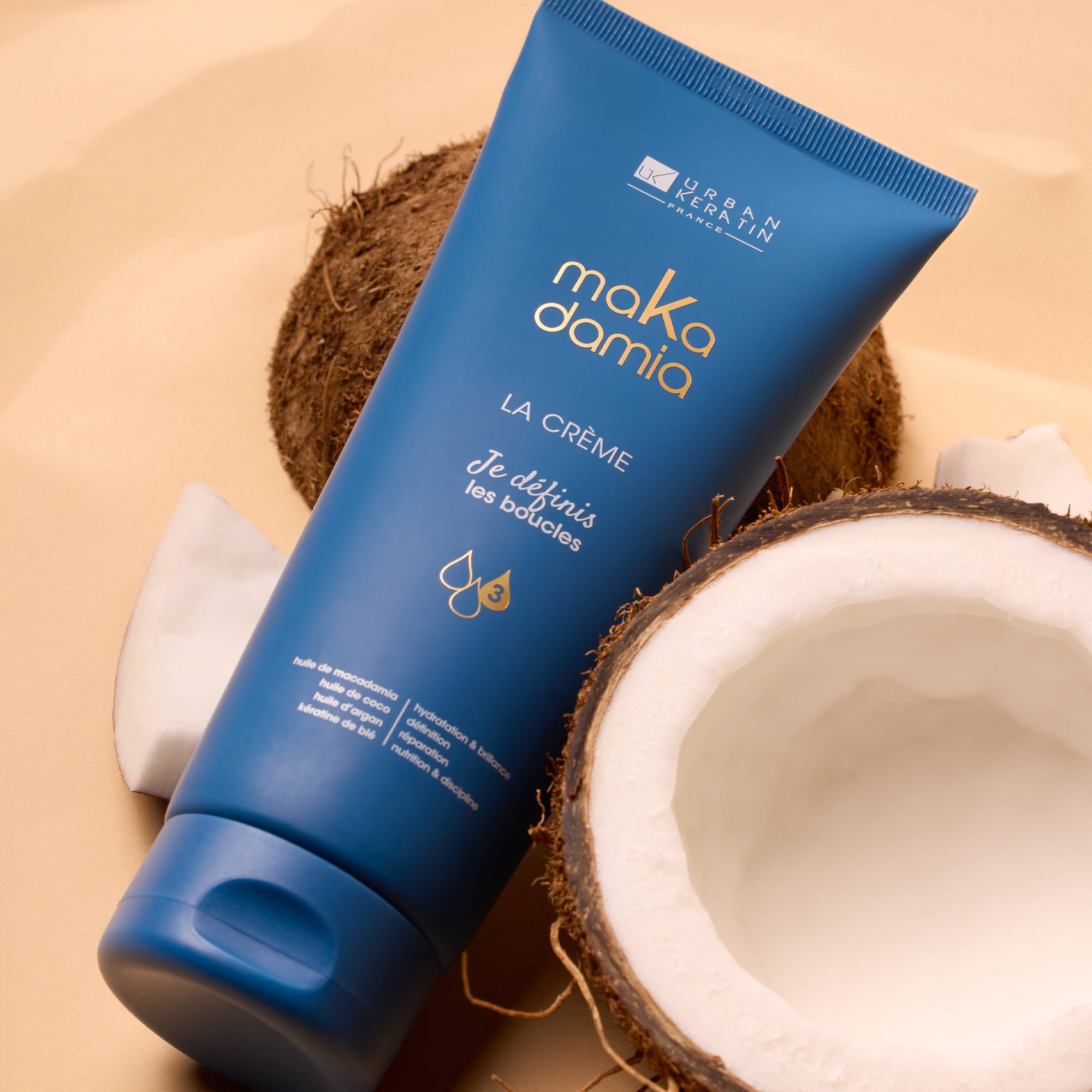 Crème hydratante et nourrissante Boucles Makadamia / 200ml
