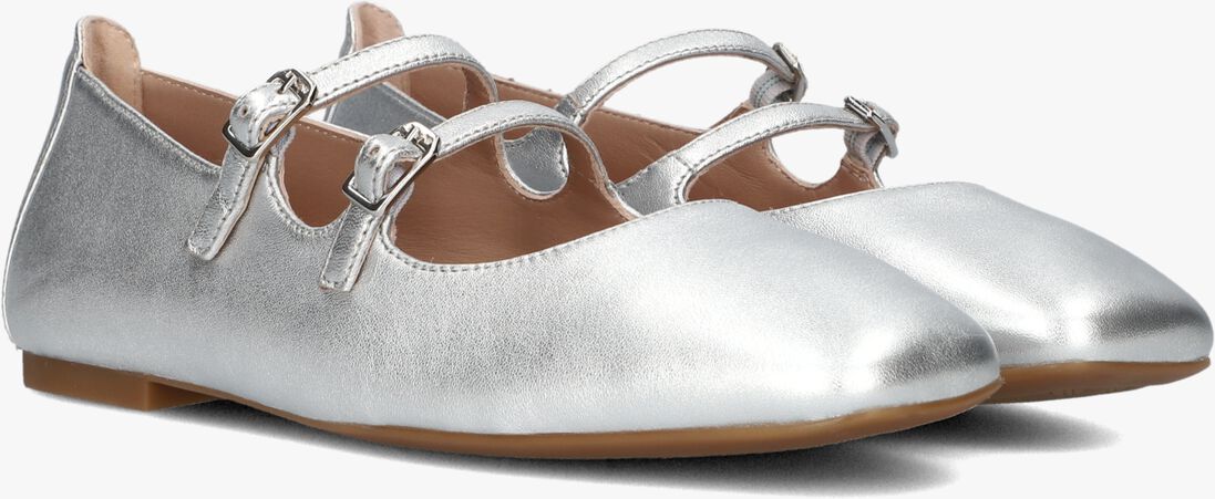 zilveren unisa ballerina's berley