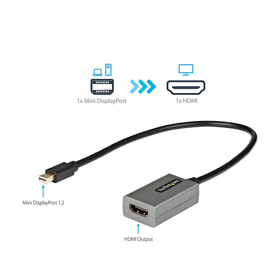 StarTech.com Adaptateur video Mini DisplayPort vers HDMI