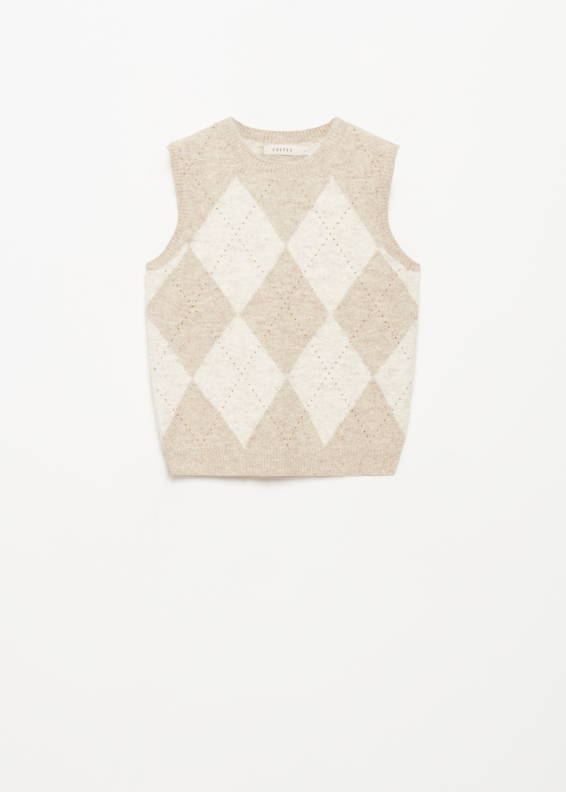 Spencer met argyle patroon en strass