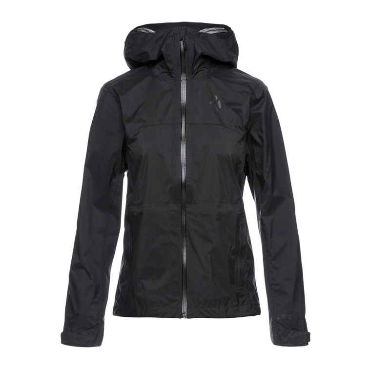 Black Diamond TreeLine Rain Shell Jacket Women Black