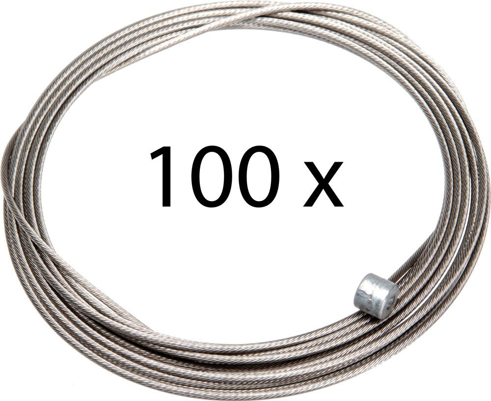 Shimano MTB Edelstahl SUS Bremszug 1,6mm x 2050mm 100er Box kaufen | Bike-Discount