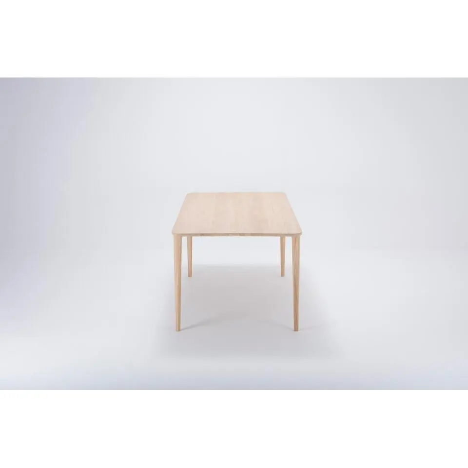 Gazzda Fawn Table Houten Eettafel - 200 x 90 cm - Whitewash Eiken