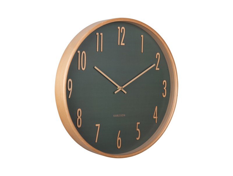 Wall Clock Gracil KA5996GR Jungle green