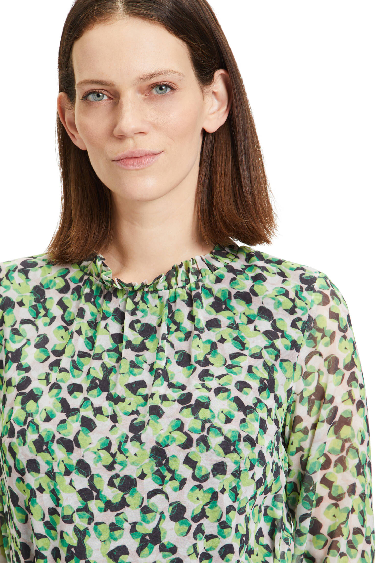 Betty & Co| Damen Stufenkleid mit Raffung