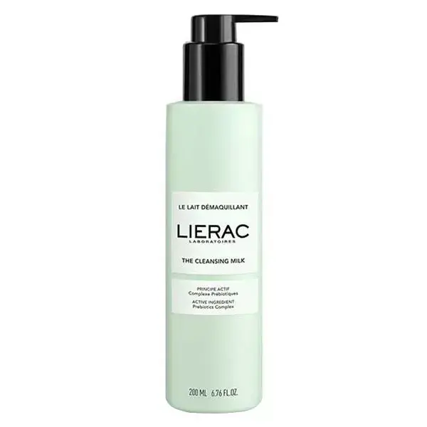 Leite de limpeza demaquilante Lierac com complexo prebiótico 200ml