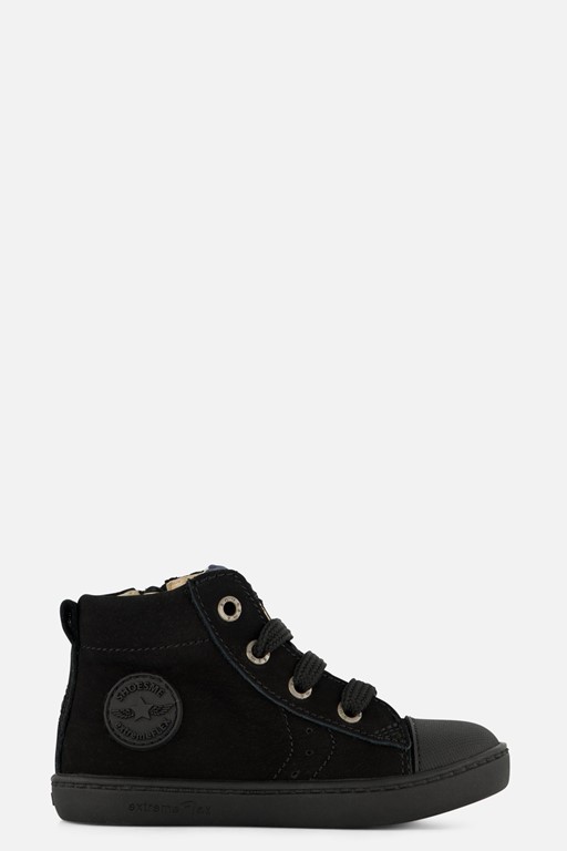 Shoesme Extreme Flex Veterboots zwart Leer
