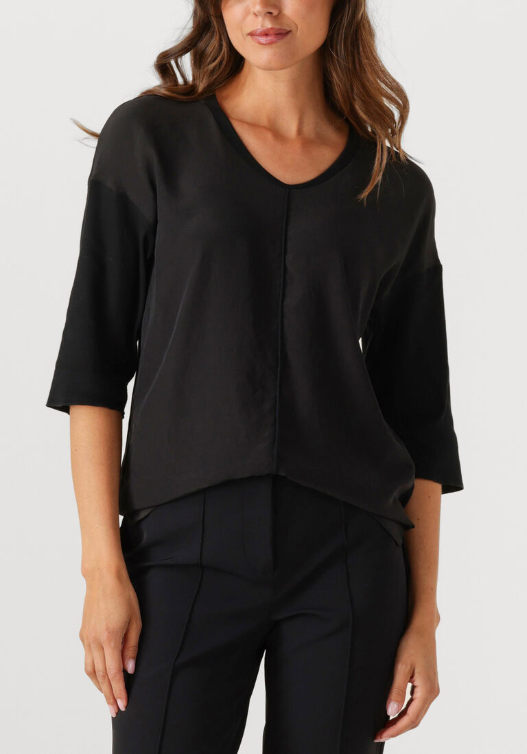 zwarte marc cain essentials t-shirt +e 55.01 j29