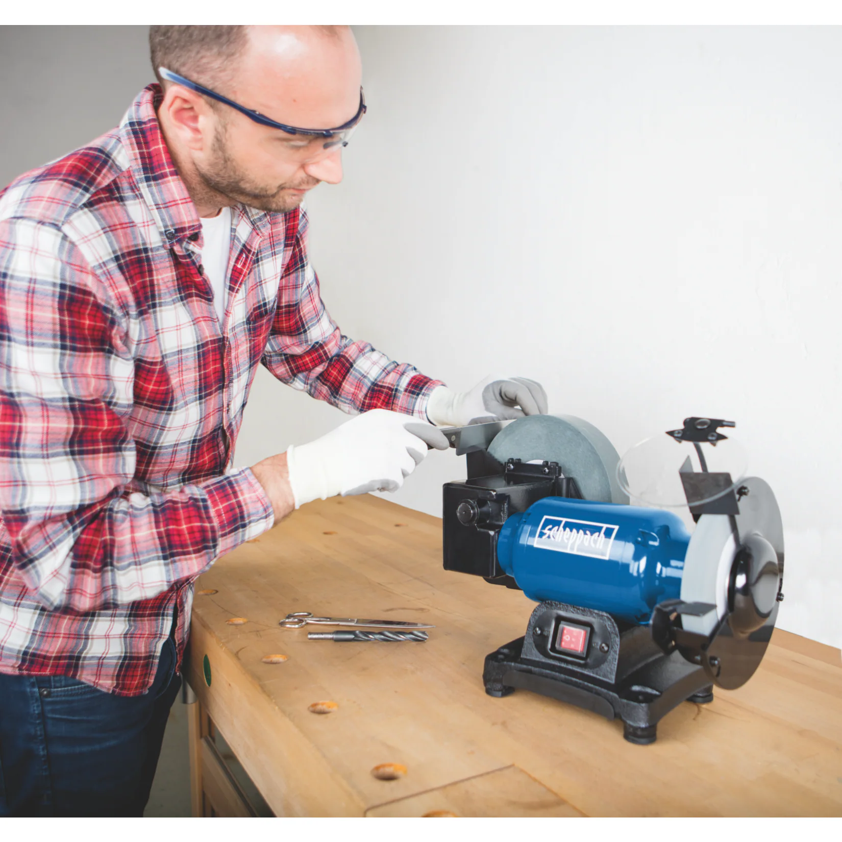 Scheppach BG200W Nass-Trocken-Schleifmaschine