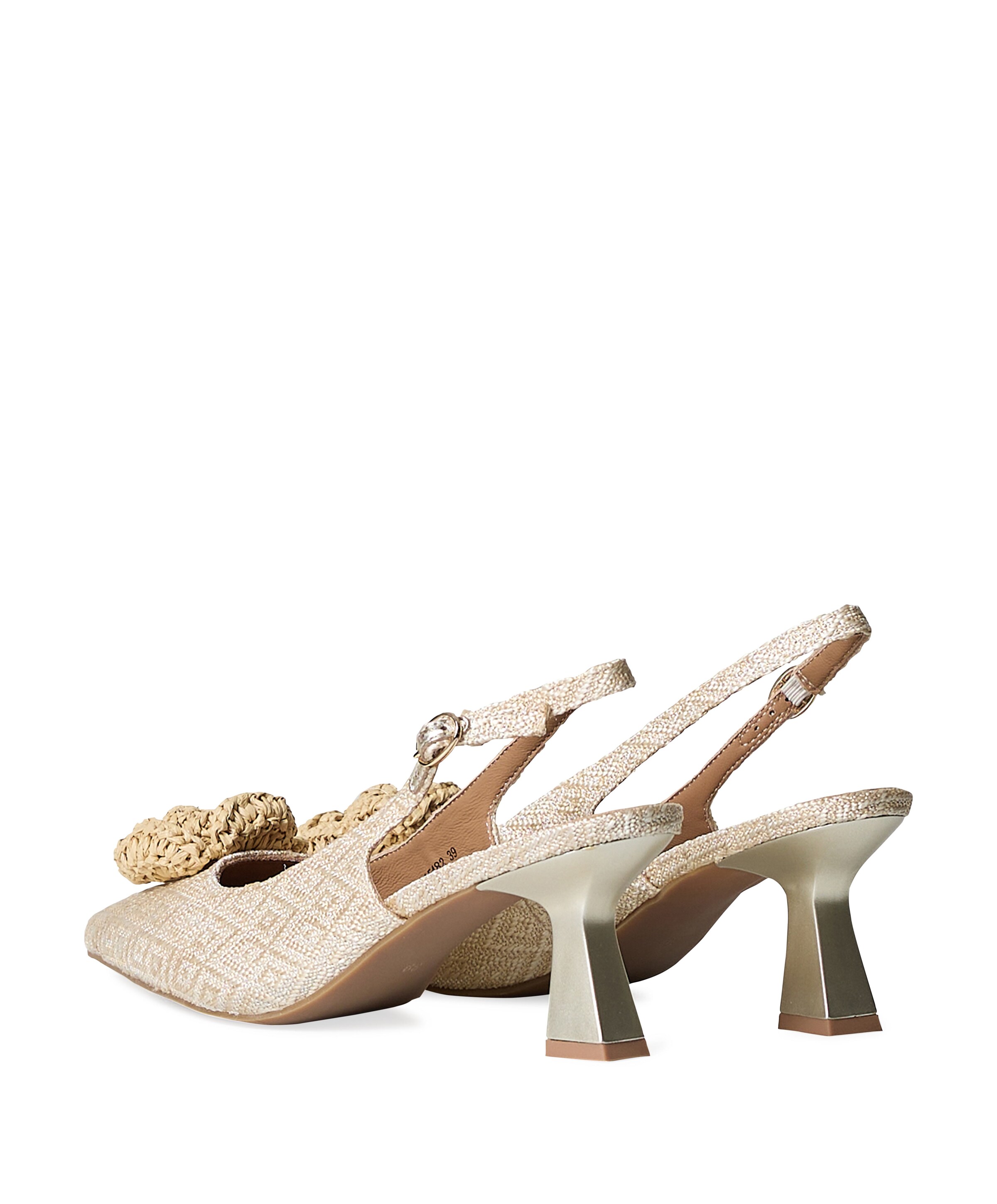 Di Lauro  Denise dames slingbacks beige