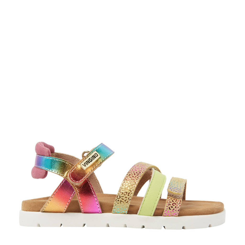 Vingino Florenceleren sandalen roze multi