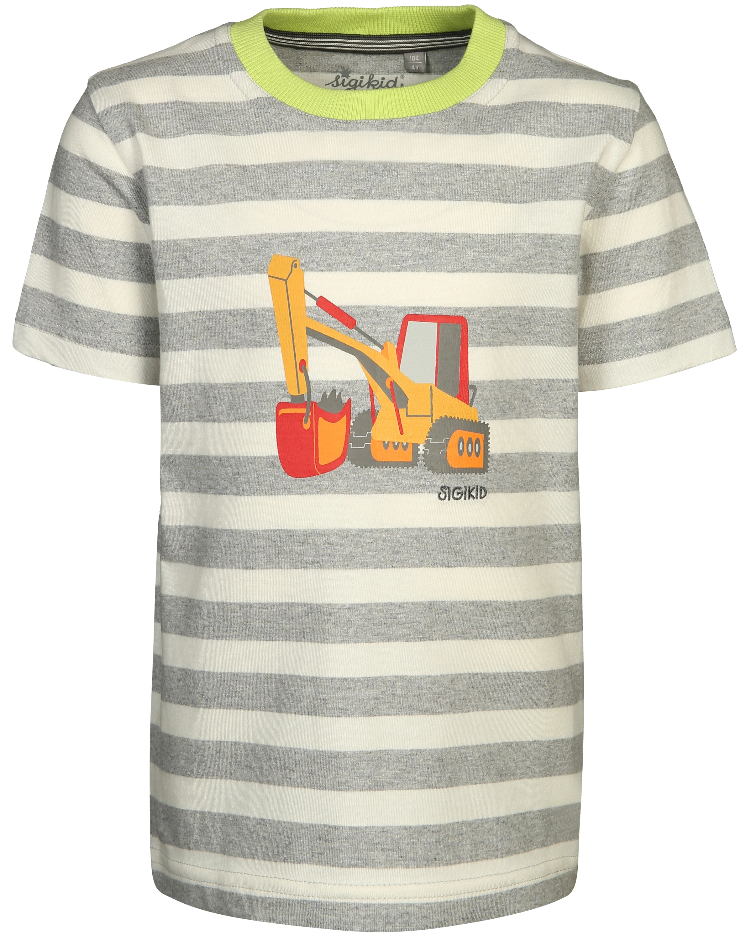 T-Shirt BAGGER gestreift in grau