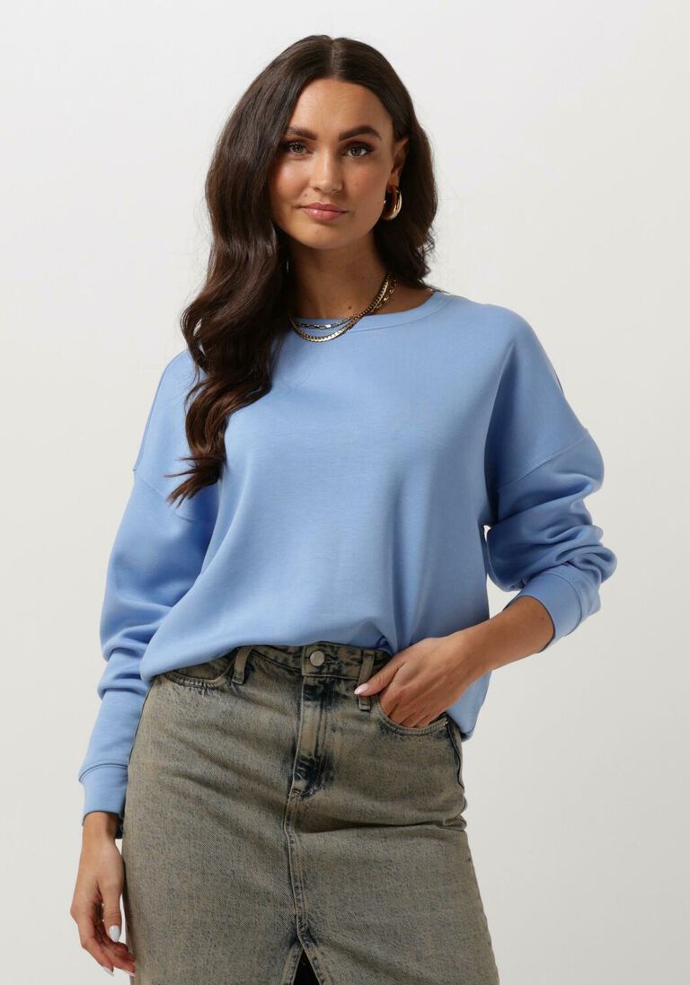 MSCH COPENHAGEN donkerblauwe msch copenhagen trui mschima q sweatshirt