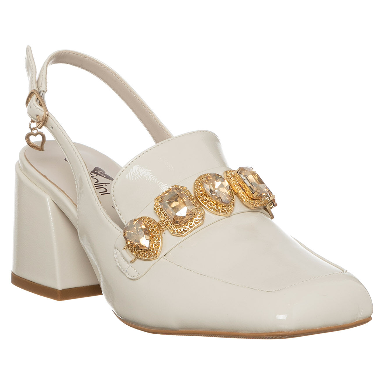 Tua By Braccialini Slingbacks Léa blancs - Talon 5 cm