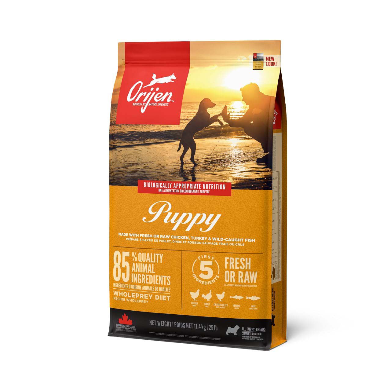 Orijen Puppy Whole Prey - Hondenvoer - 11.4 Kilogram - kip