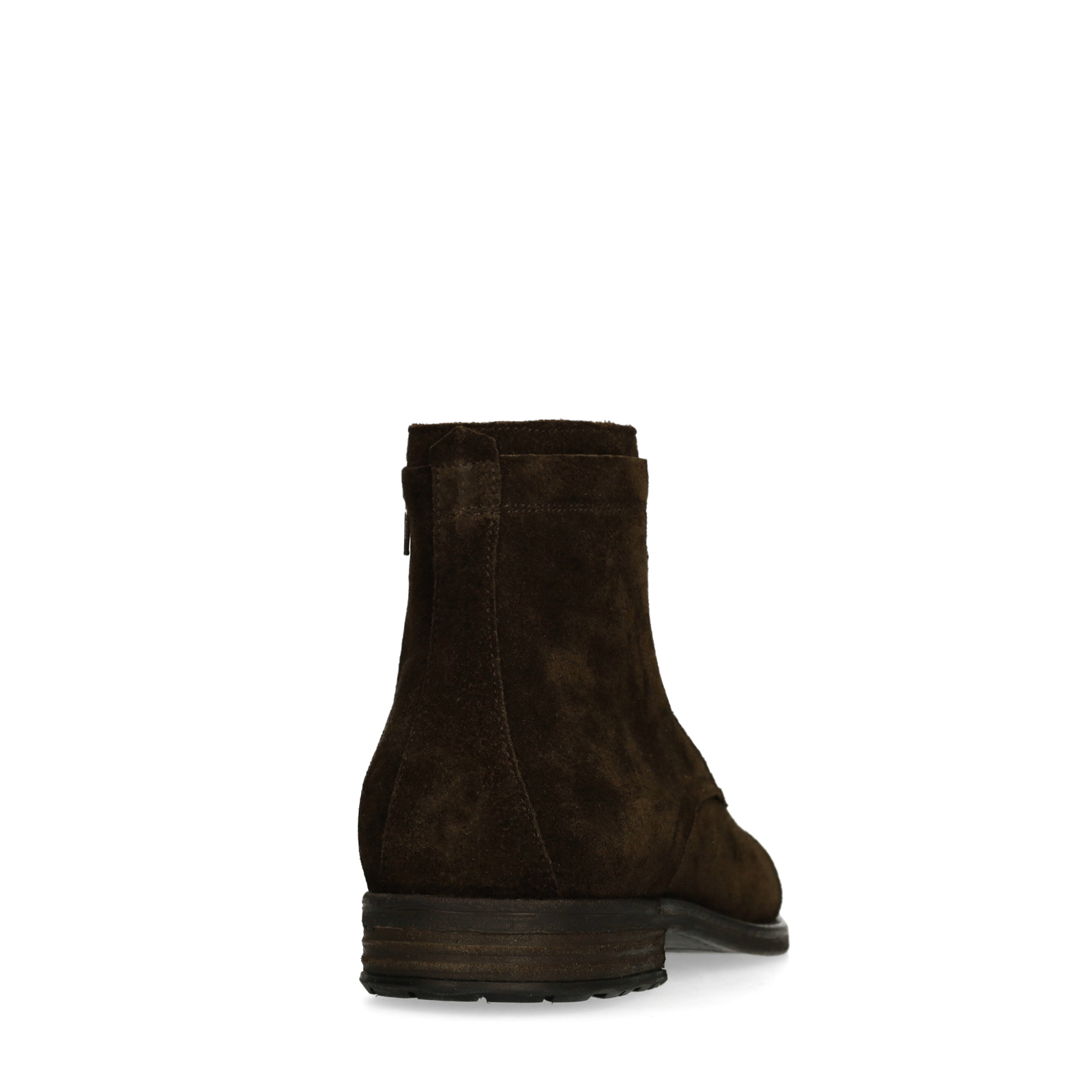 Donkerbruine suède veterboots