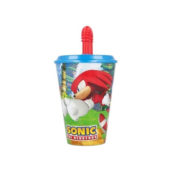 Sonic the Hedgehog-krus med sugerør
