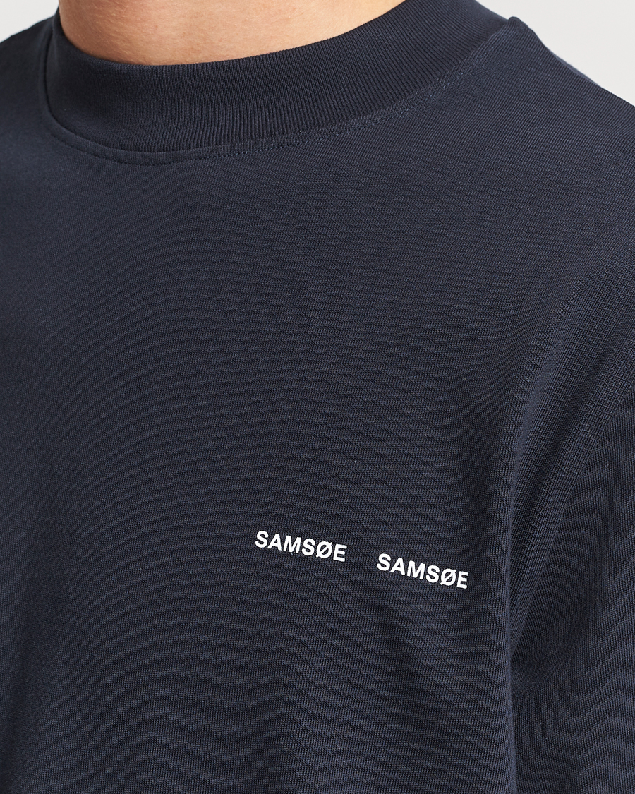 Samsøe Samsøe Norsbro Organic Cotton T-shirt Sky Captian