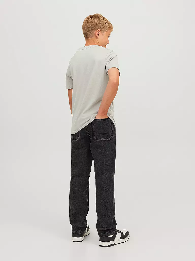 JACK & JONES Jungen Jeans JJICHRIS JJICARPENTER schwarz