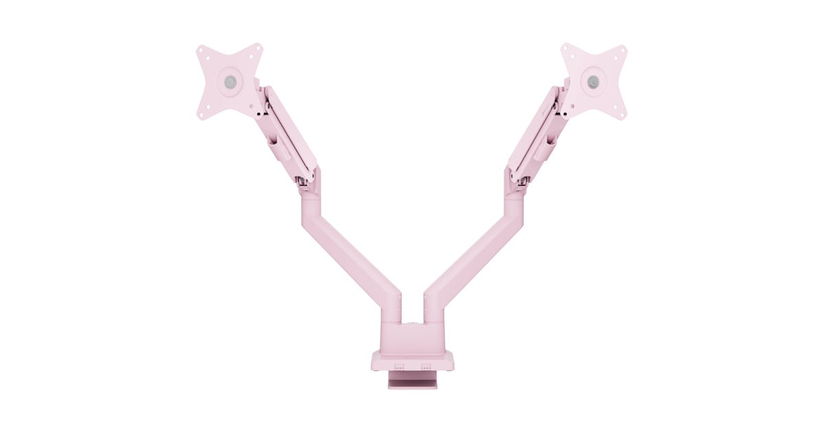 ArozziAlzare Neo Duo - Gas Spring Monitor Arm - Pink monitorarm  (Roze)