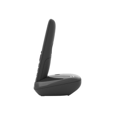 Gigaset AS690A Trio - téléphone sans fil + 2 combinés supplémentaires - avec répondeur - noir