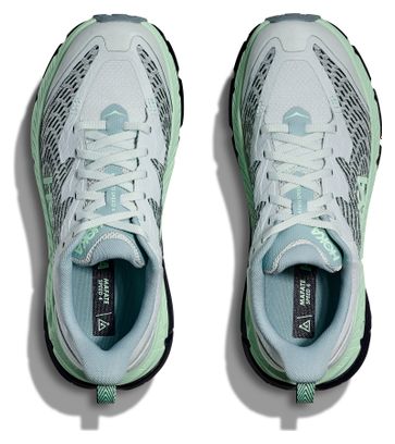Chaussures Trail Hoka Mafate Speed 4 Bleu/Vert Femme