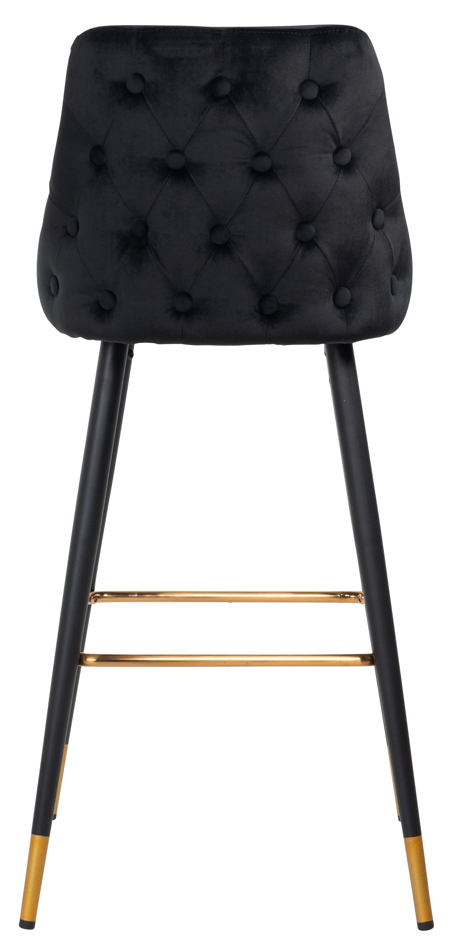 Barkruk 210366 Black Velvet Imani B50 x D61 x H109 cm