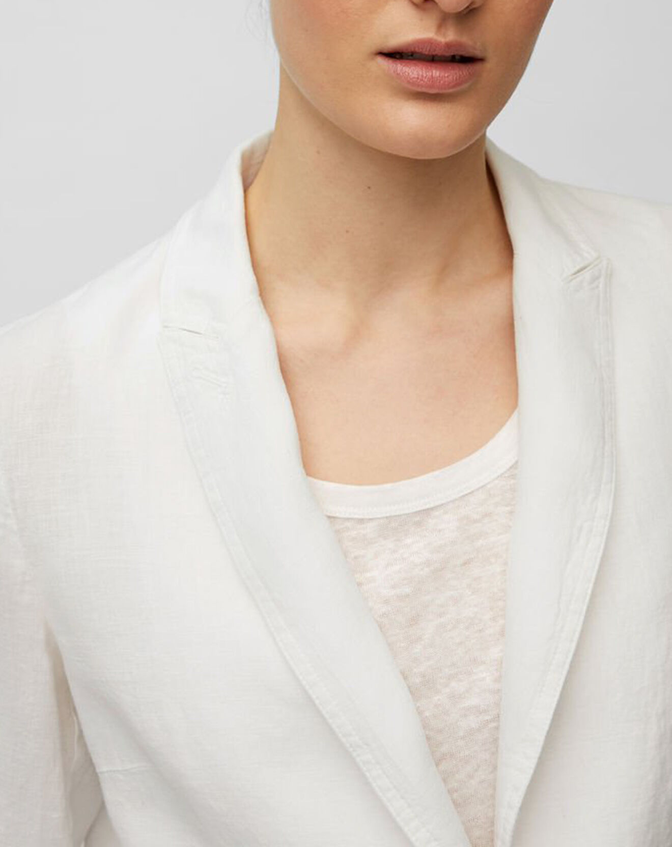 Marc O'Polo Blazer 100% Lin 1 bouton blanc