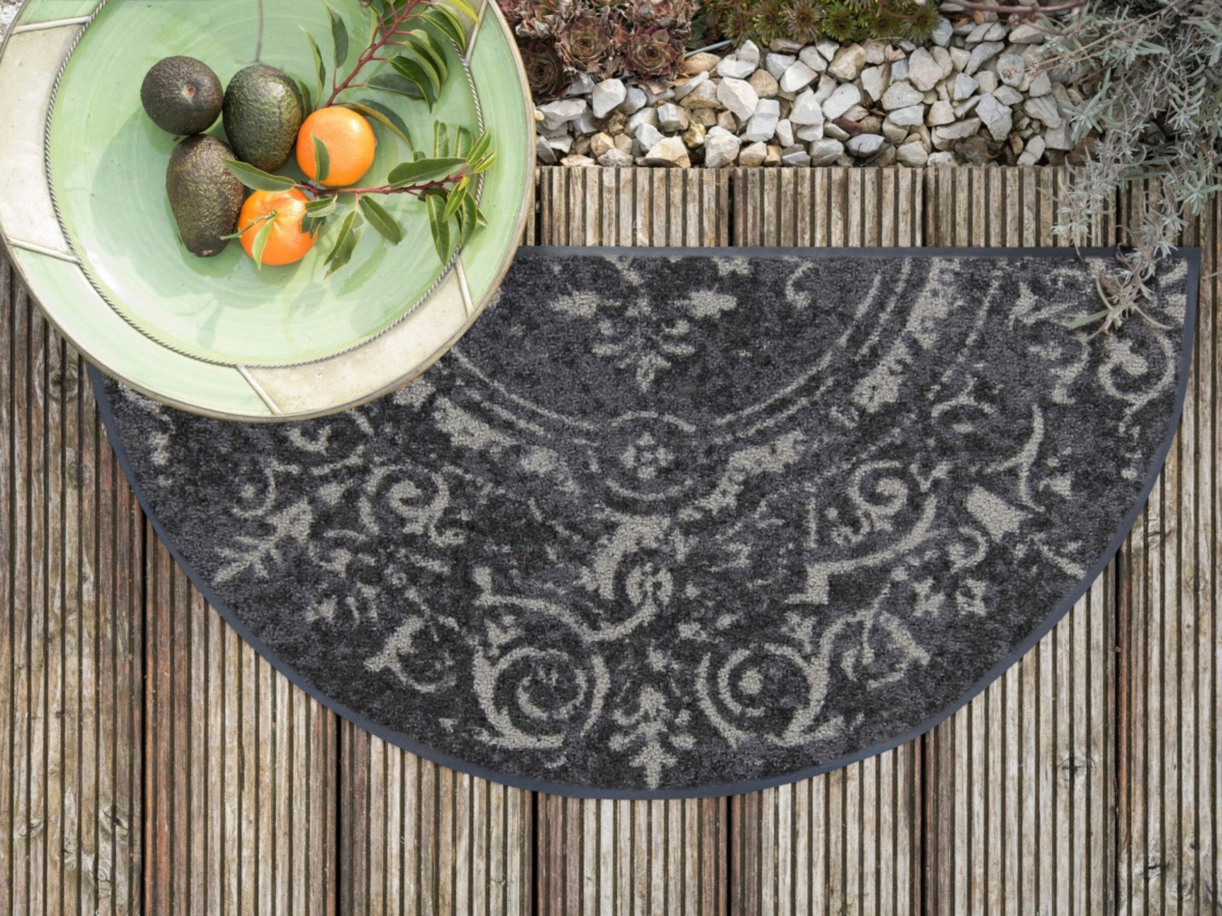 Salonloewe Fußmatte in anthrazit