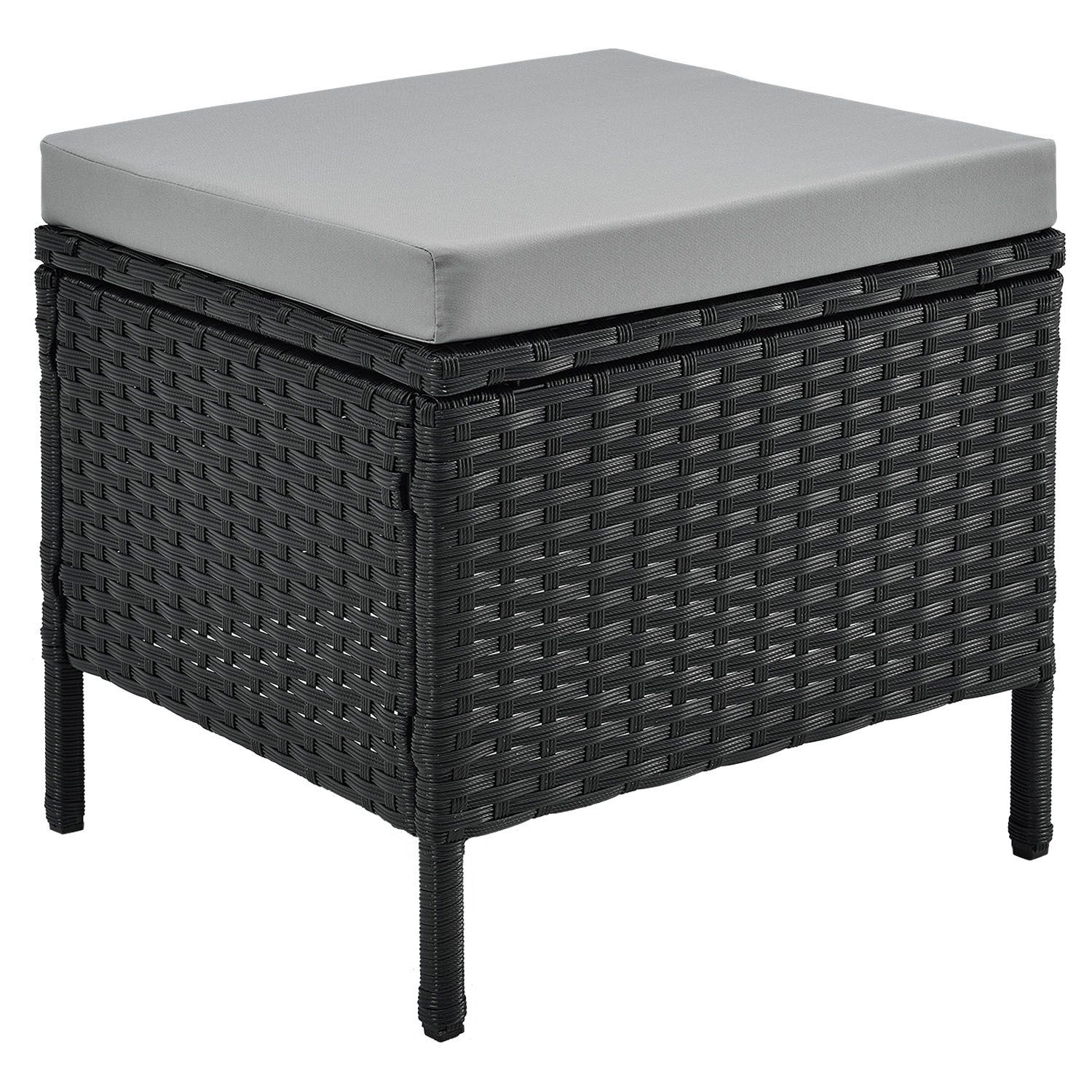 Manacor polyrotan zwarte loungeset