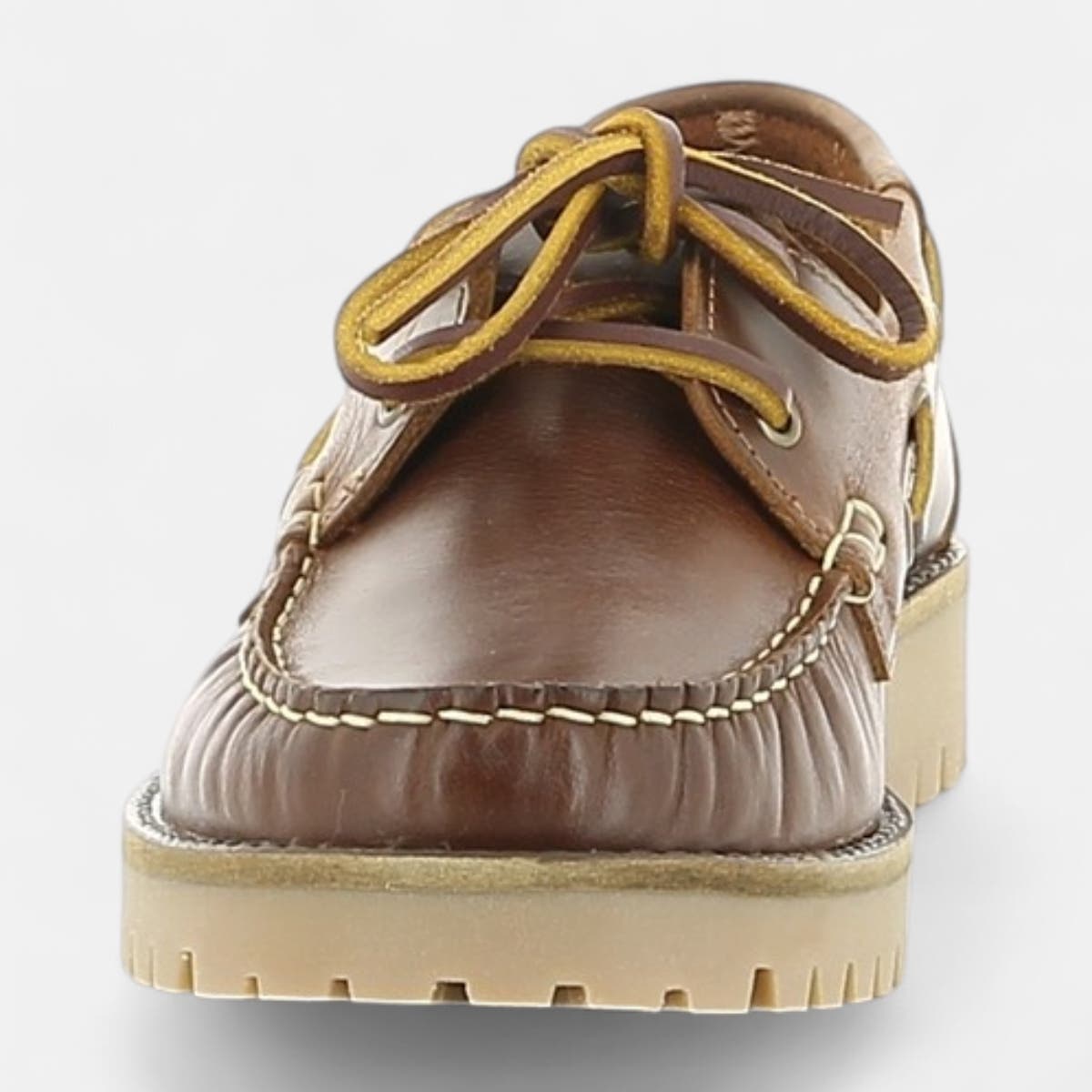 Mocassins Femme en cuir marron