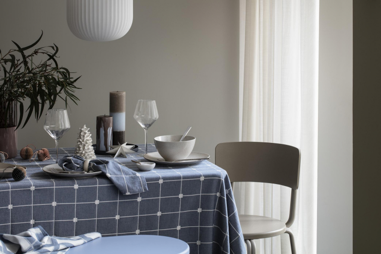 Broste Copenhagen Kit servetring set van 6 sand stone
