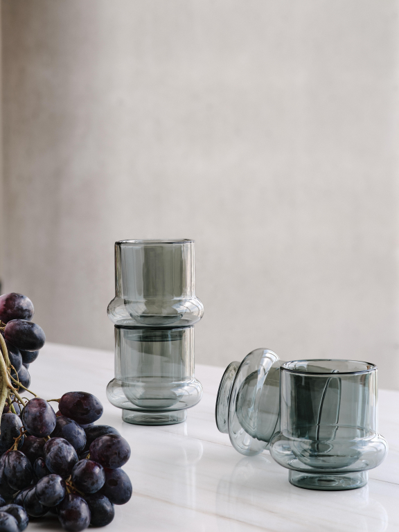 Tom Dixon Bump koffie mok set van 2 grijs