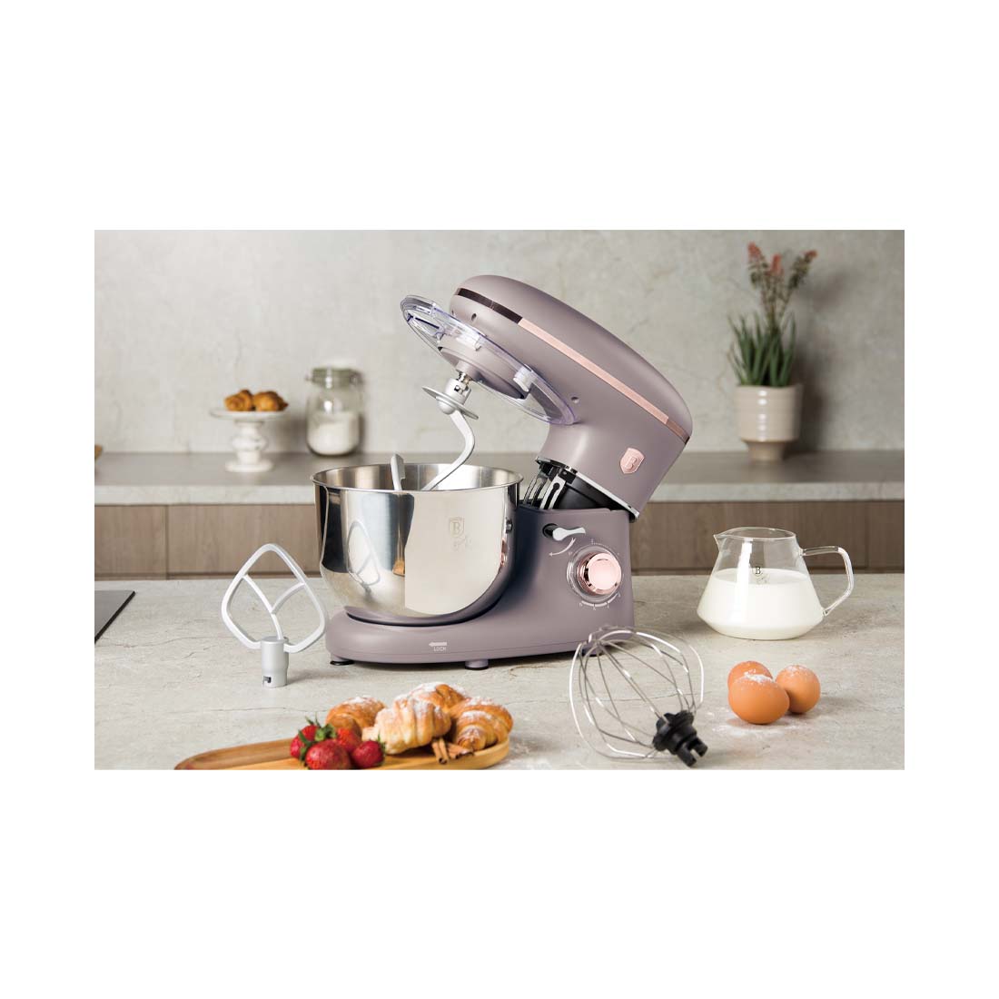 Berlinger Haus Küchenmaschine 6 Liter matt Taupe Collection