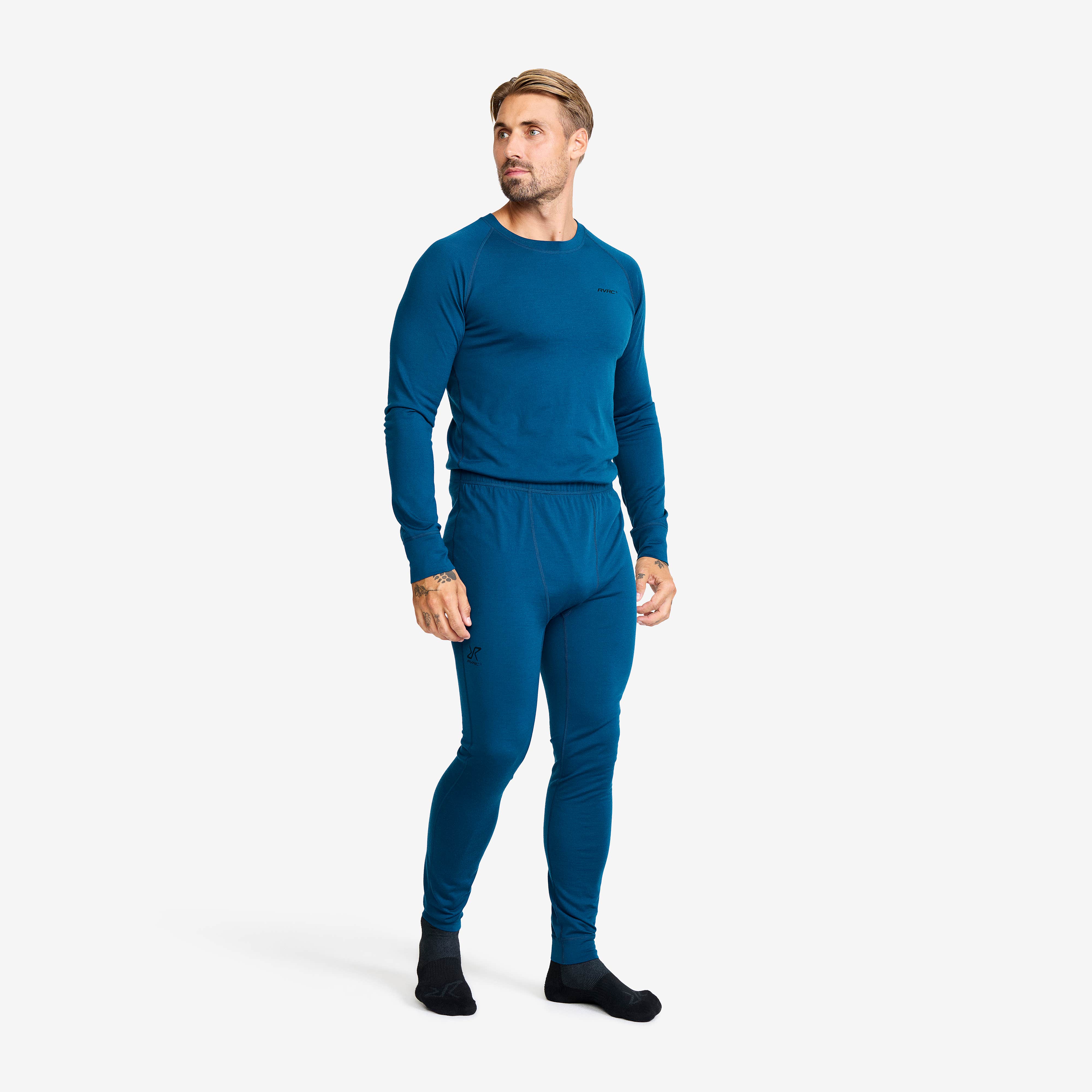 Mount Merino Pants Herre Blue Opal