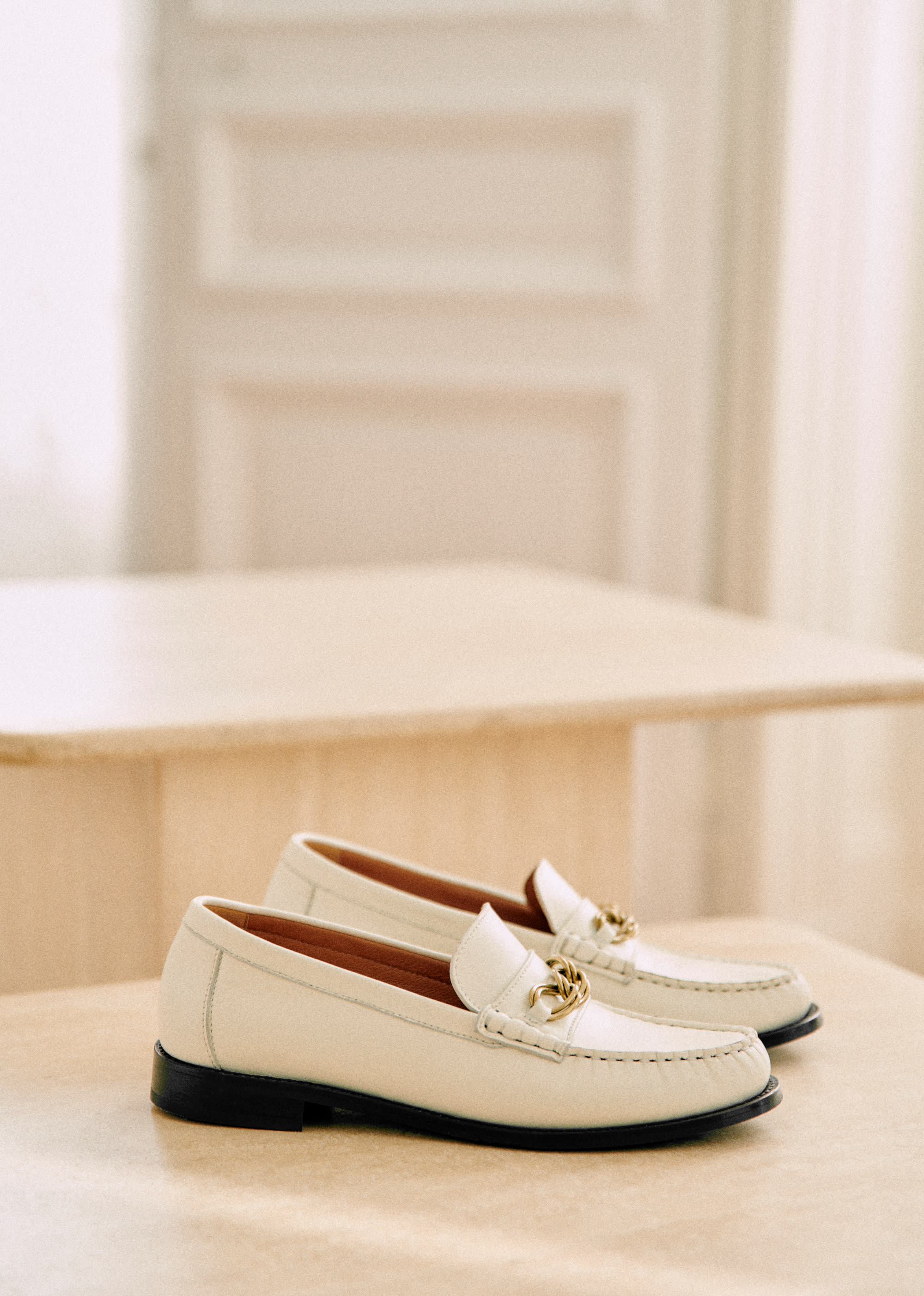 Mocassins Vicky - Ecru Lisse - SOULIERS/SOULIERS Mocassins 5906285