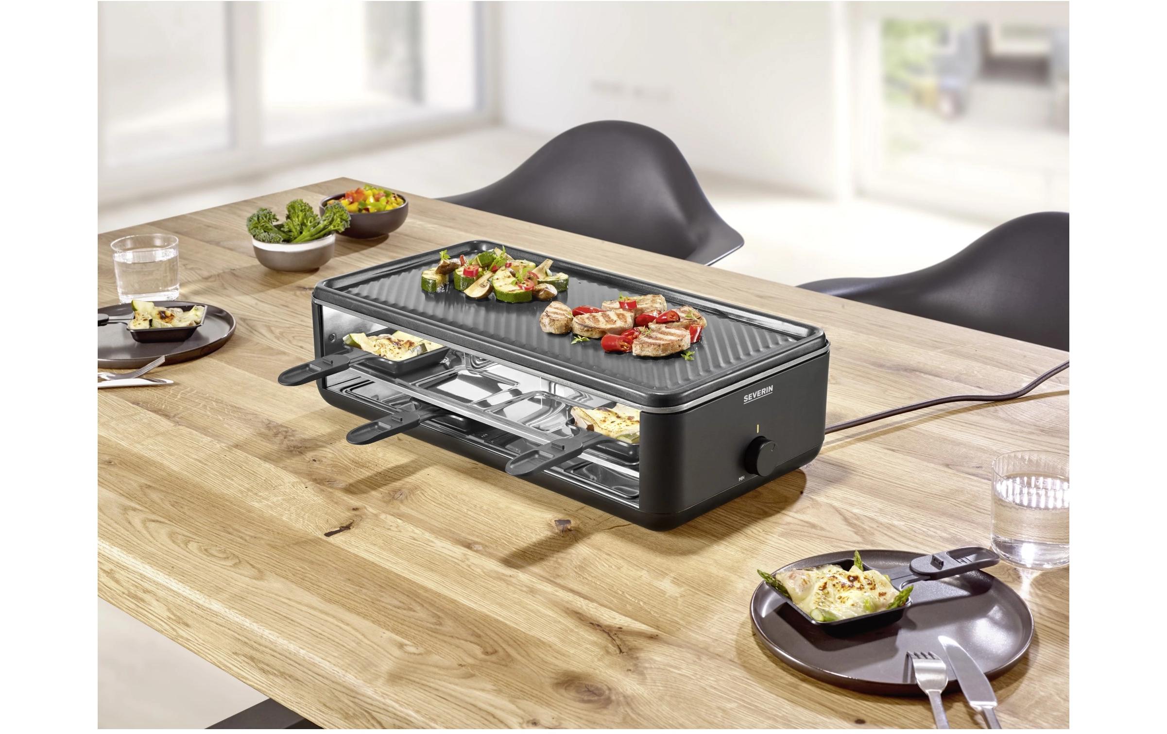 Racletteofen Black Line Lite RG 2365 8 PersonenRaclettegrill mit 1300 W Leistung