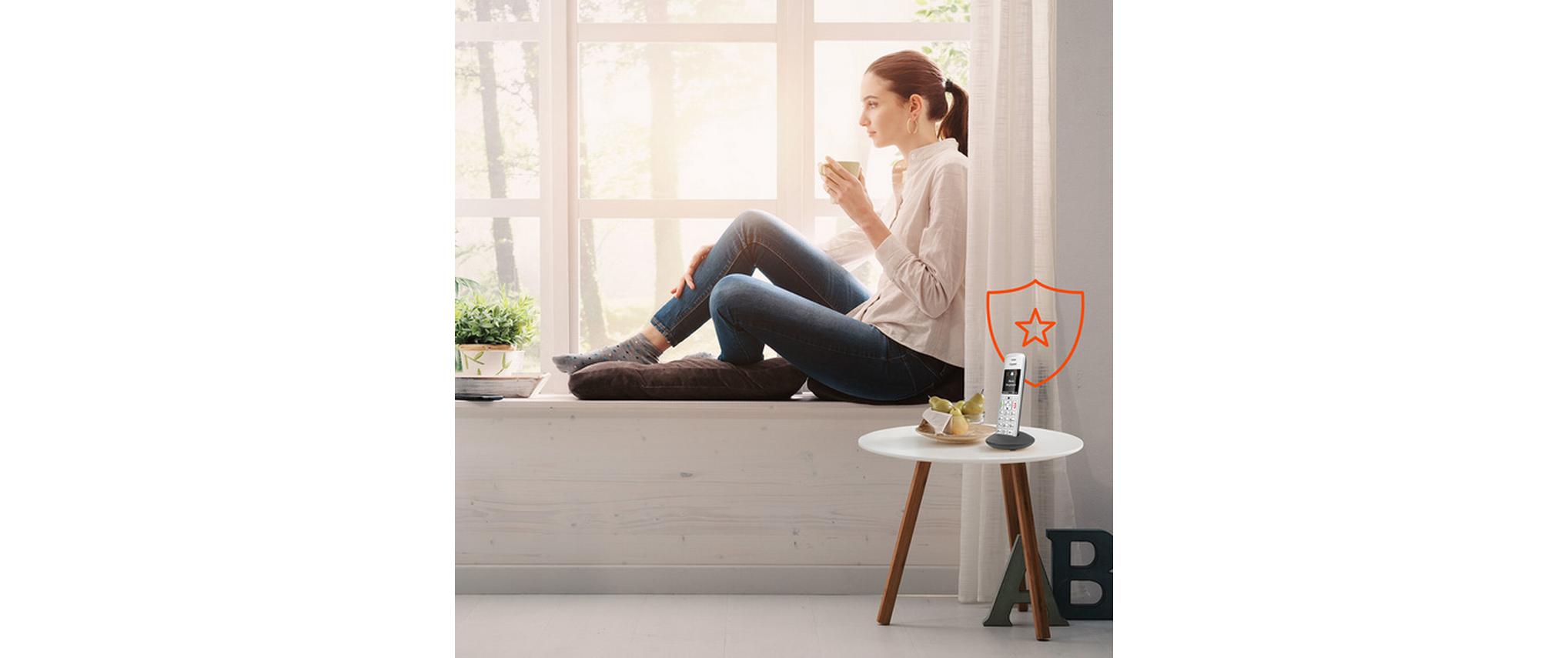 Mobilteil E390 HX CAT-iqDas Mehr-Generationen-Telefon für alle Router mit DECT-Basis
