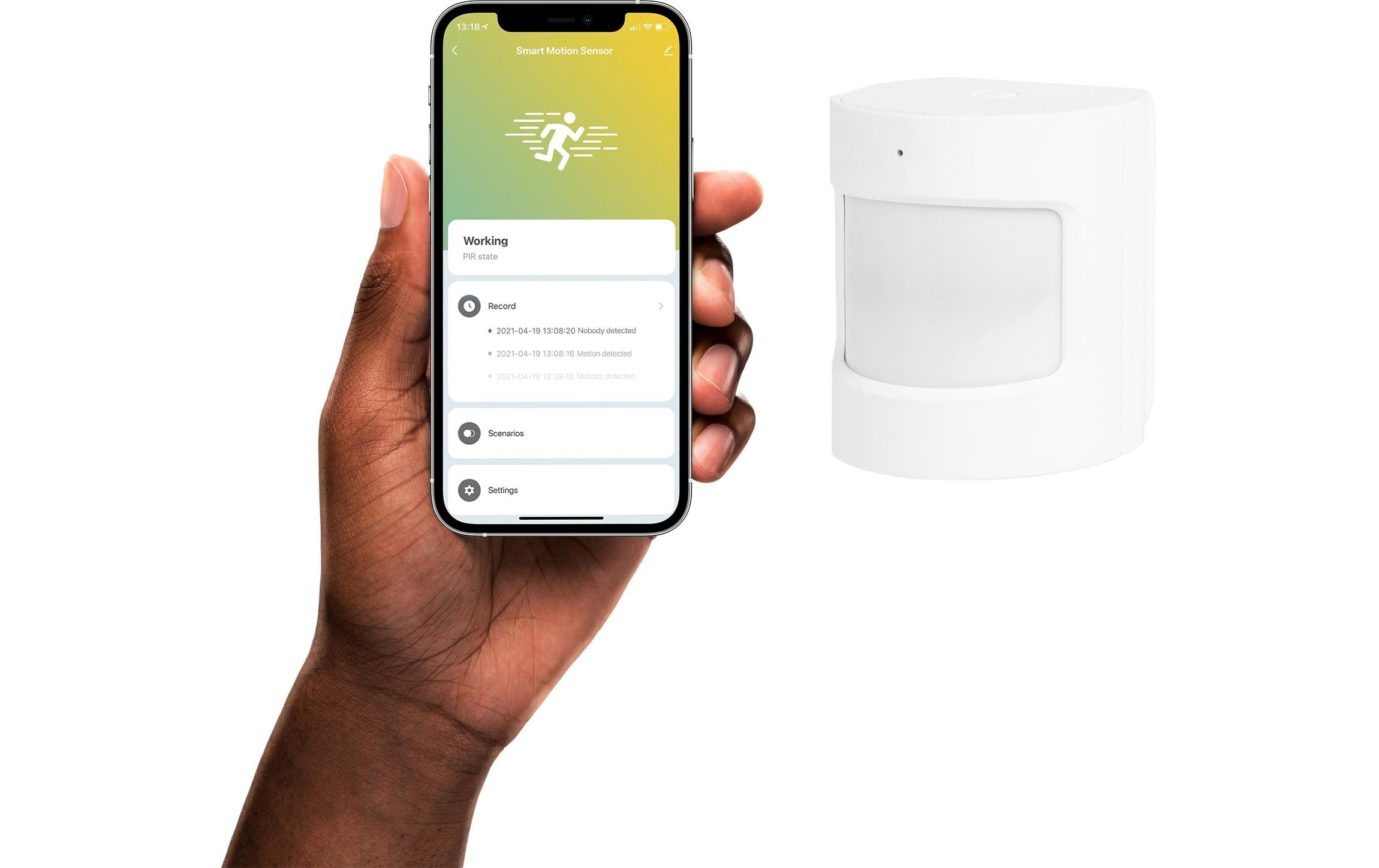Hombli Smart-Home-Steuerelement »Bluetooth PIR Motion Sensor Weiss«