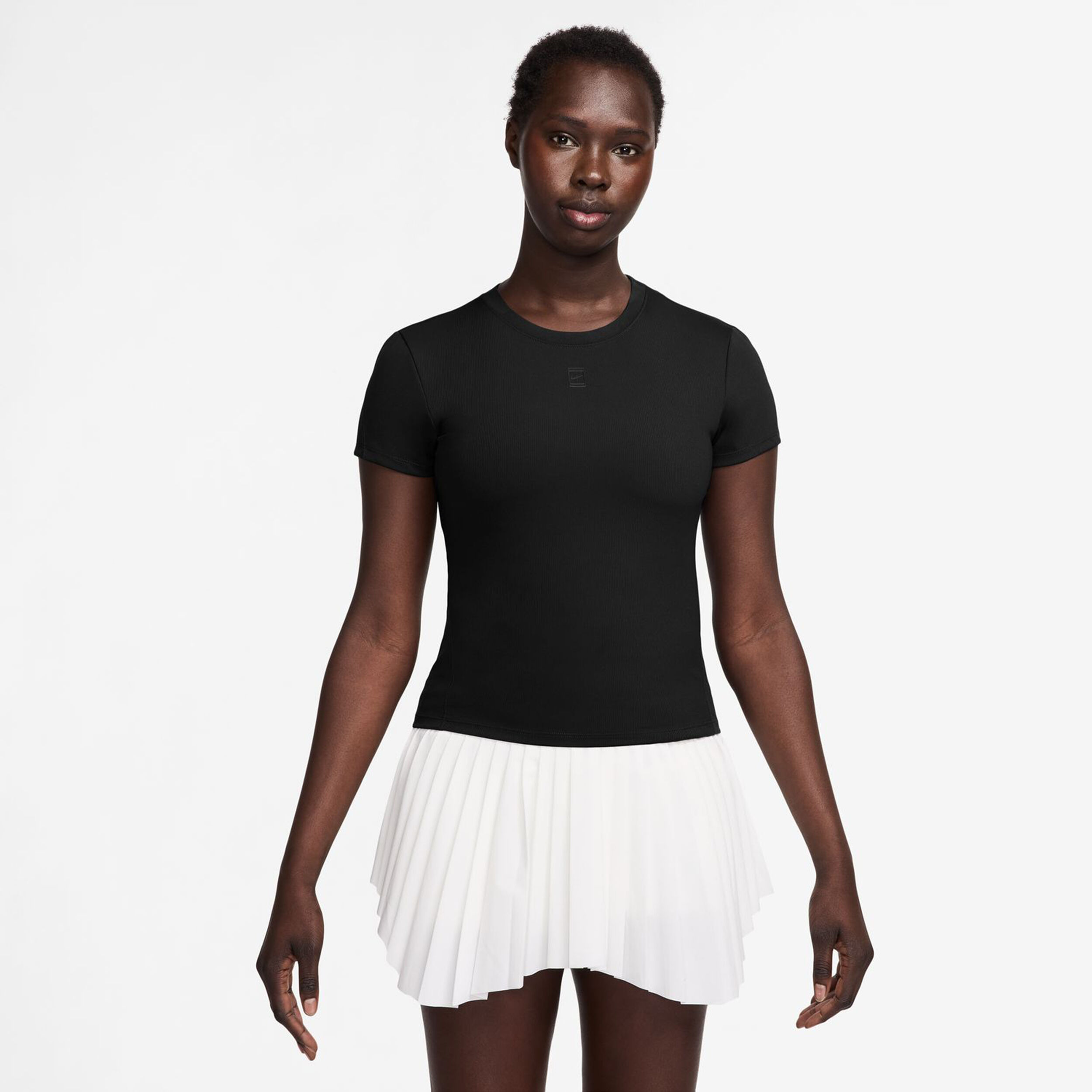 Nike Court Dri-Fit Advantage T-shirt Femmes - Noir , Noir