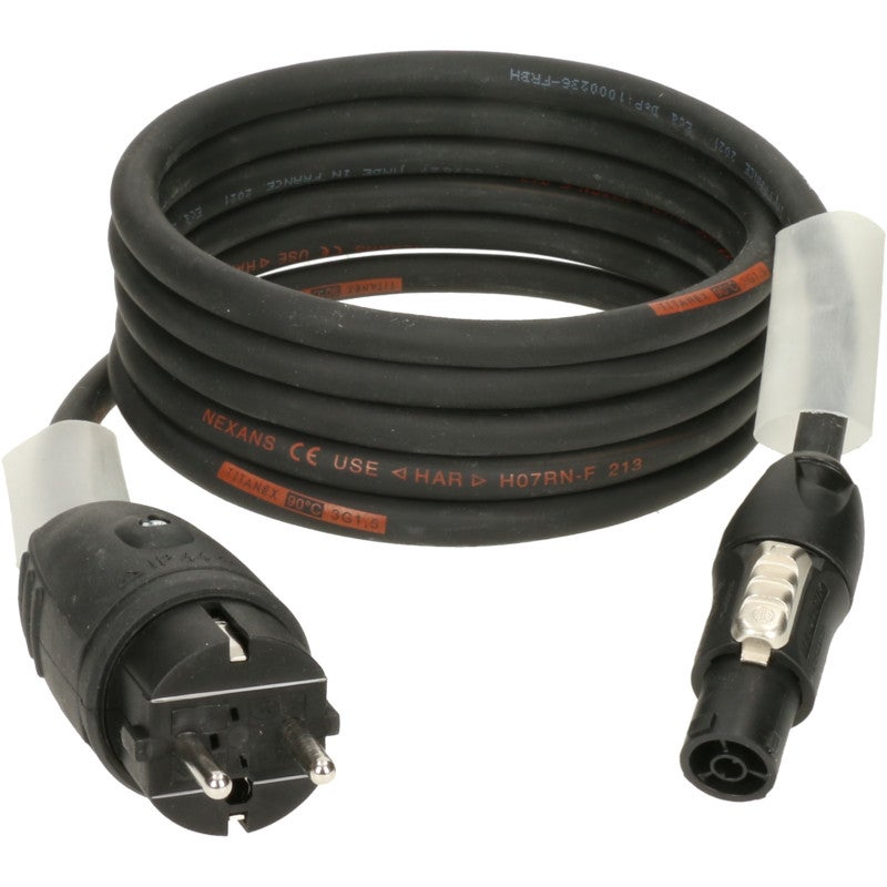 Klotz PT1-NFG0020 stroomkabel 1.5 mm² Schuko - powerCON TRUE1 2m