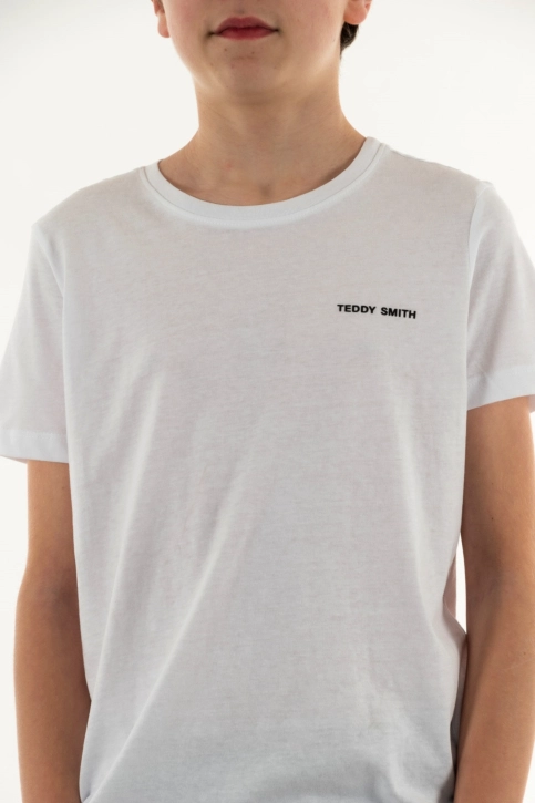 Tee shirts manches courtes teddy smith nark 202p2 blanc