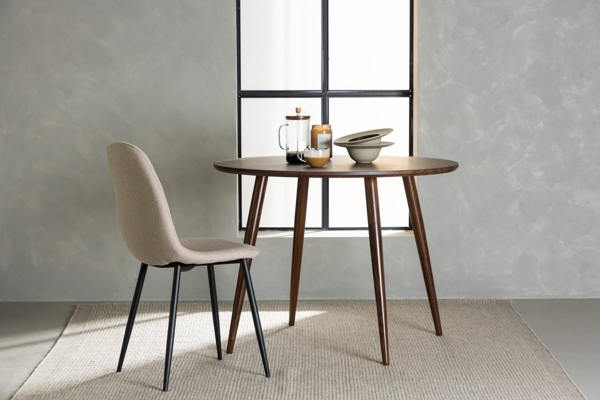 Havdhem Eetkamertafel - ø100 cm - Walnoot