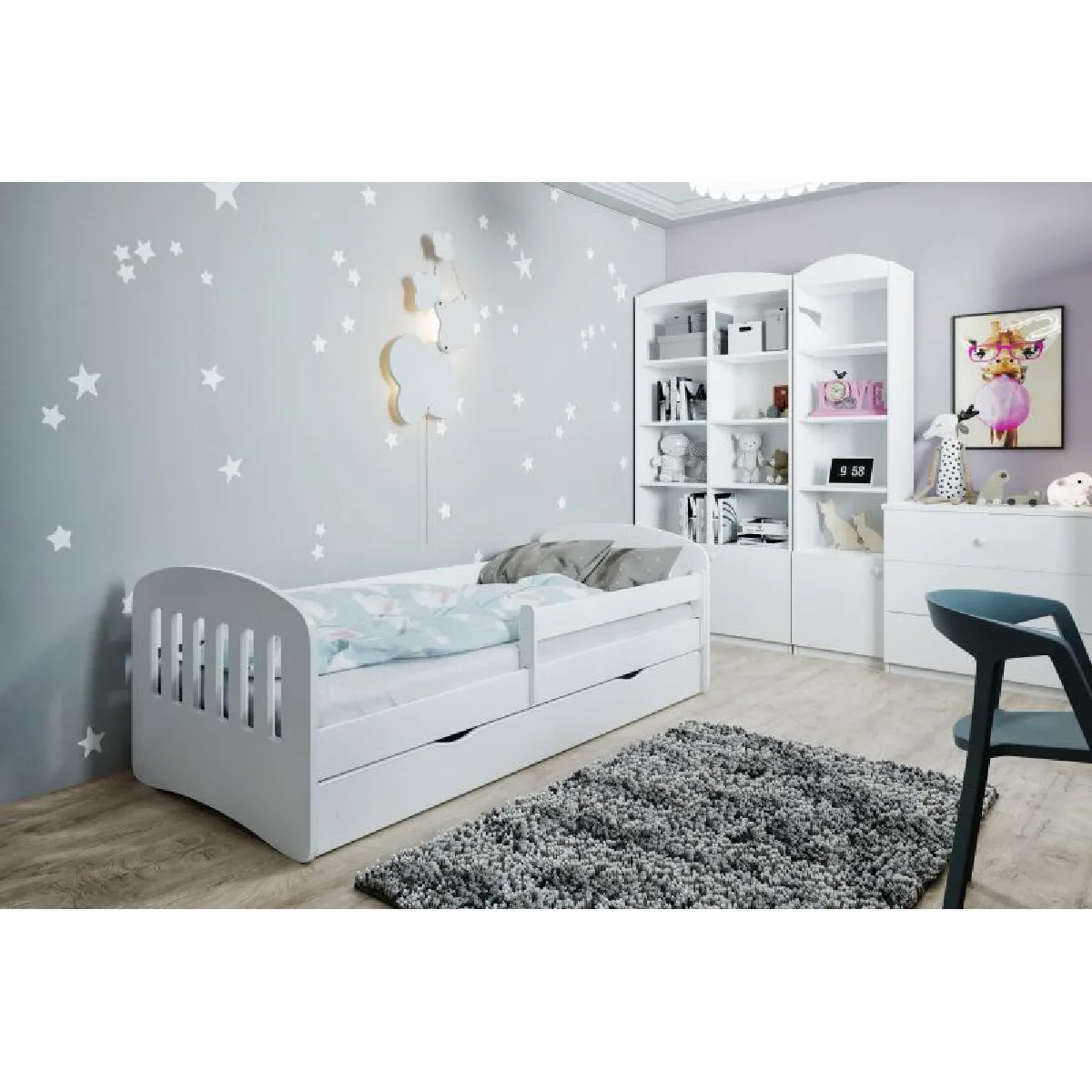 Lit Classique 1 Blanc