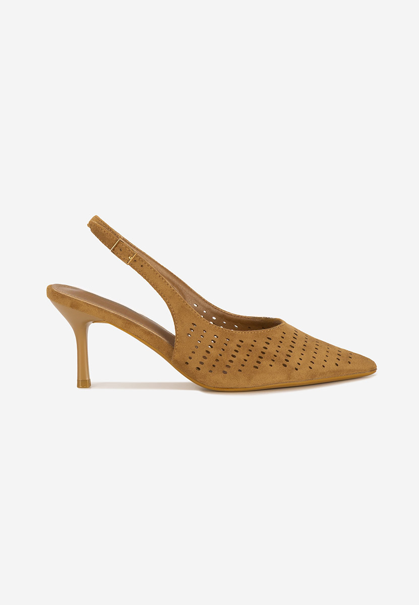Chaussures slingback kaki Osyana