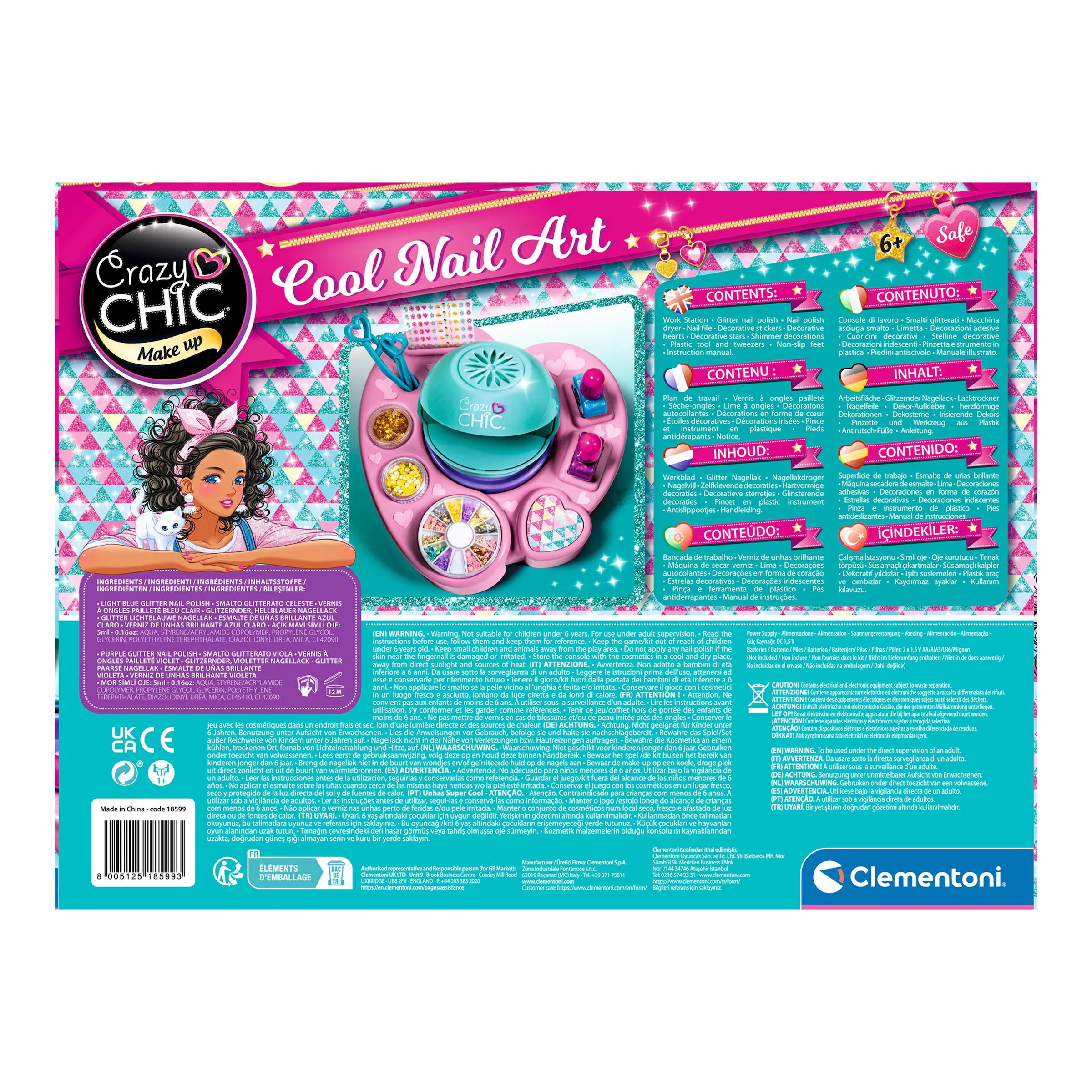 Clementoni Nagel Studio Cool Nail Art